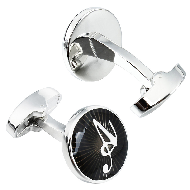 Event Z - Men A‑Z Initial Cufflinks Silver Tone
