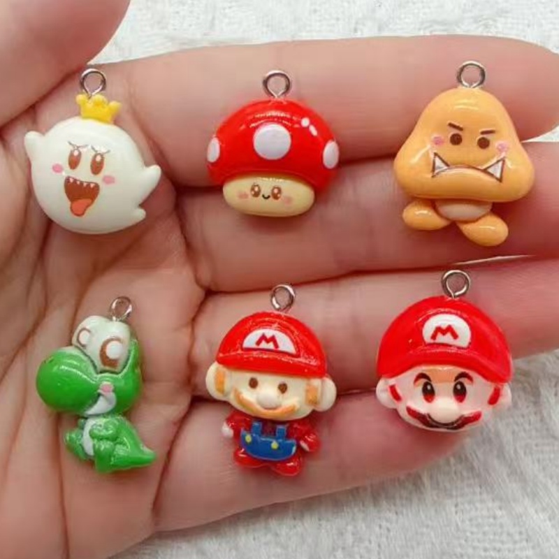 Event Party - 10pcs resin cartoon pendant, DIY jewelry