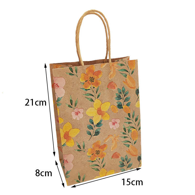 12/24Pcs Kraft Paper Flower Gi - Event Party Shop ulasan dan harga