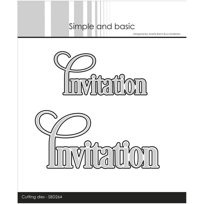 Invitation Words Metal Cutting - Papercraft Supply Invitation ulasan dan harga