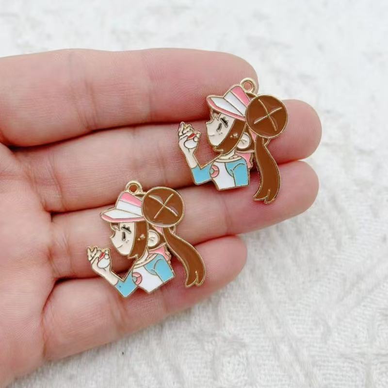 10pcs Cartoon Girl Drip Oil Al - Event Party ulasan dan harga