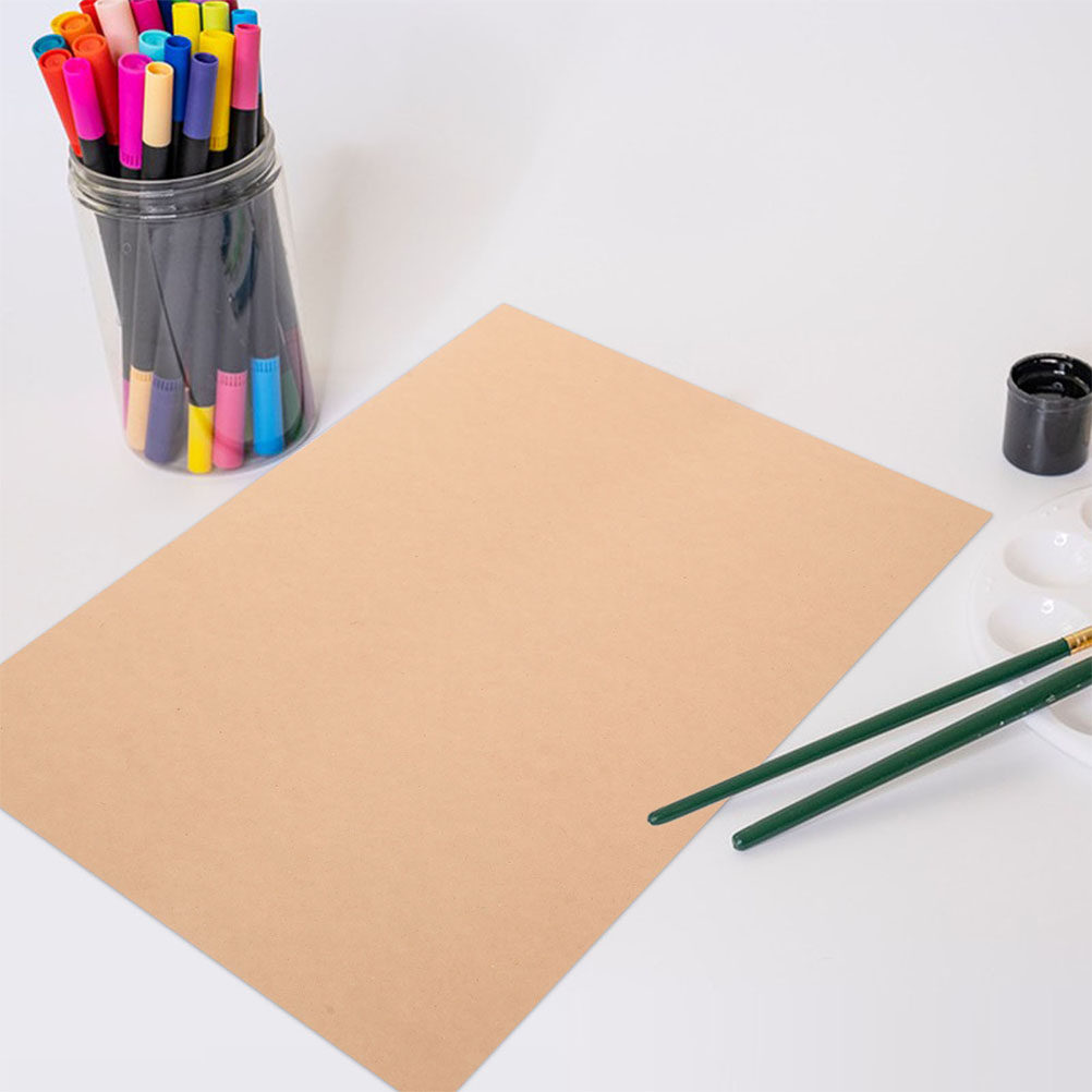 50Pcs Thick Kraft Cardstock Pa - Papercraft Supply Invitation ulasan dan harga