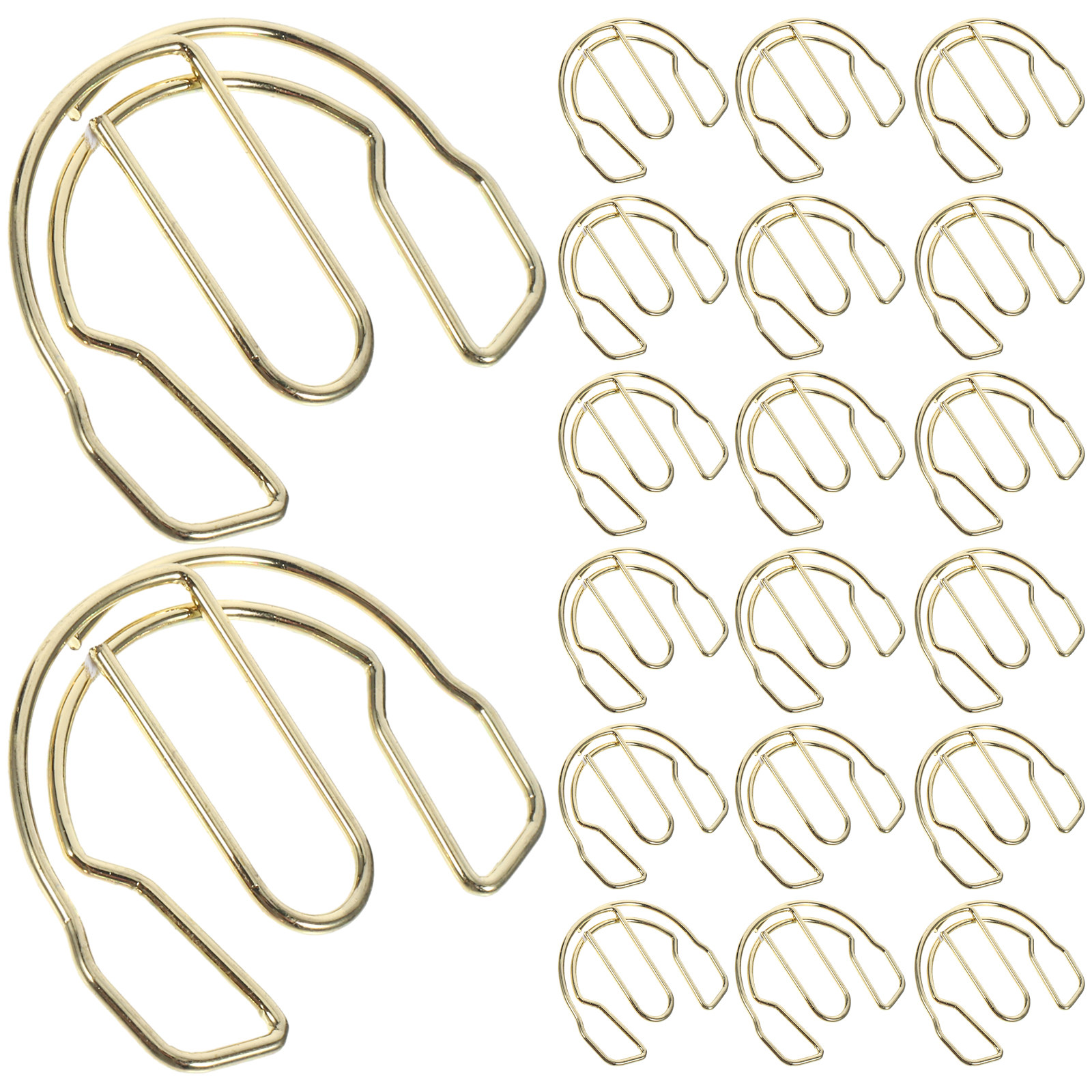50Pcs Earphone Shape Paper Cli - Papercraft Supply Invitation ulasan dan harga