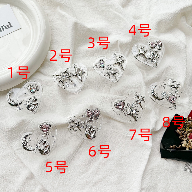 Clear Heart Phone Grip Holder  - Event Support ulasan dan harga
