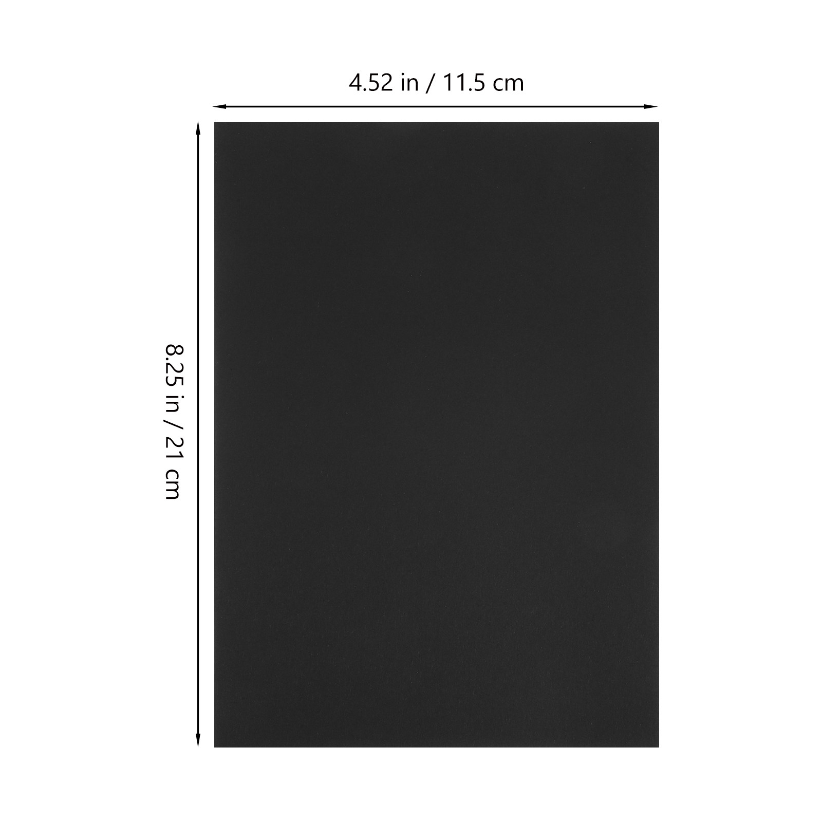 50Sheets Black Cardstock Thick - Papercraft Supply Invitation ulasan dan harga