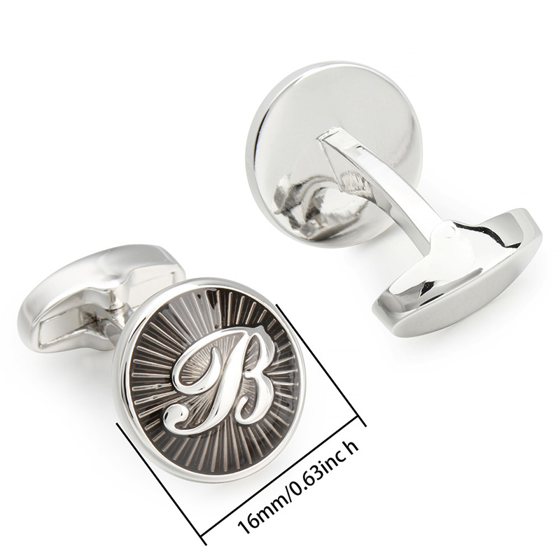 Men A‑Z Initial Cufflinks Silv - Event Z ulasan dan harga