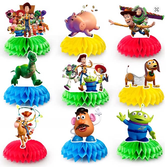 Toy Story 5 Honeycomb Centerpi - Event Party ulasan dan harga