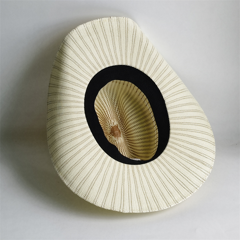 Colorful Rolled Cuff Hat Straw - Paper Straw Color ulasan dan harga